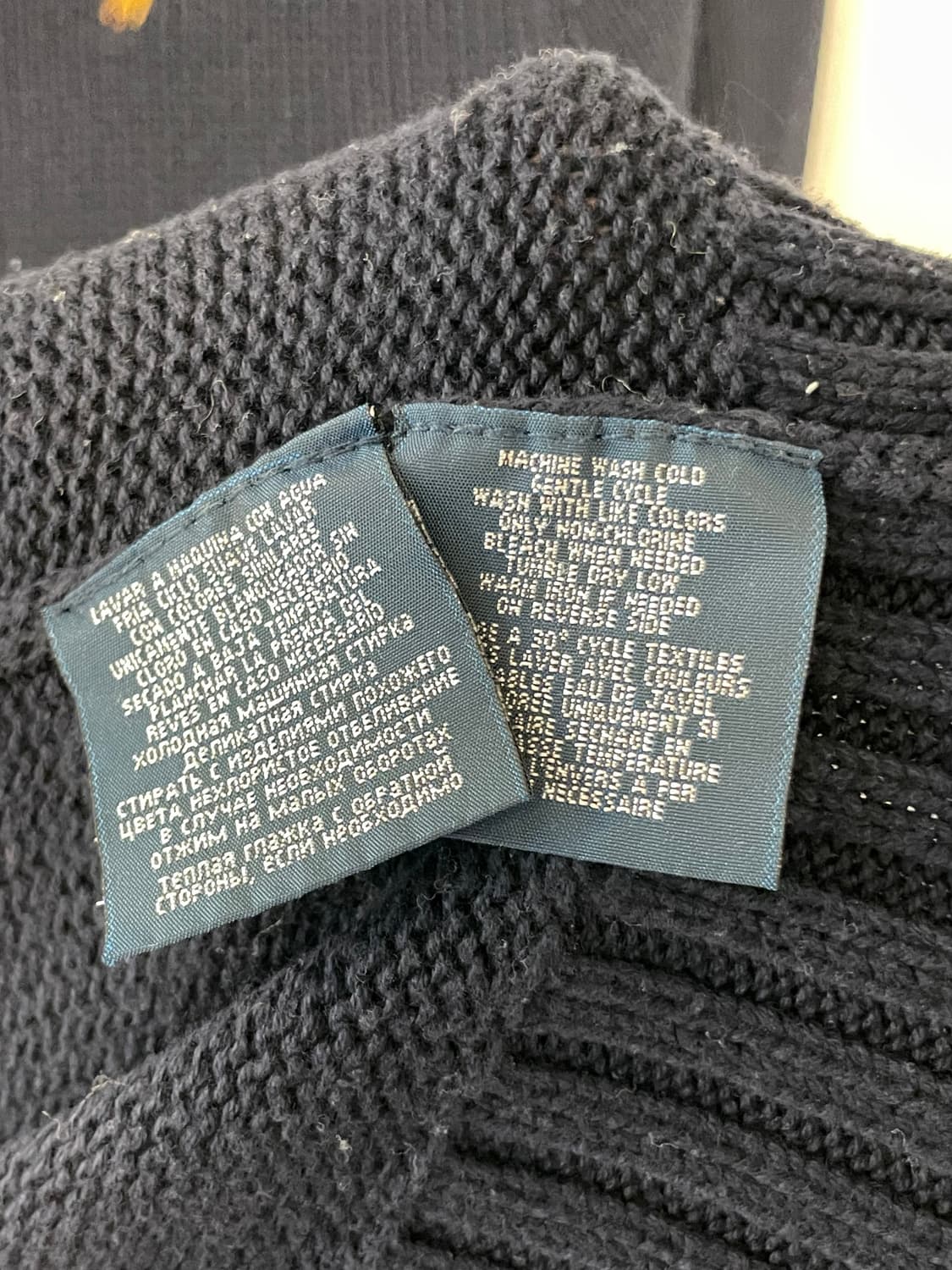 폴로 반집업 니트  상품이미지7