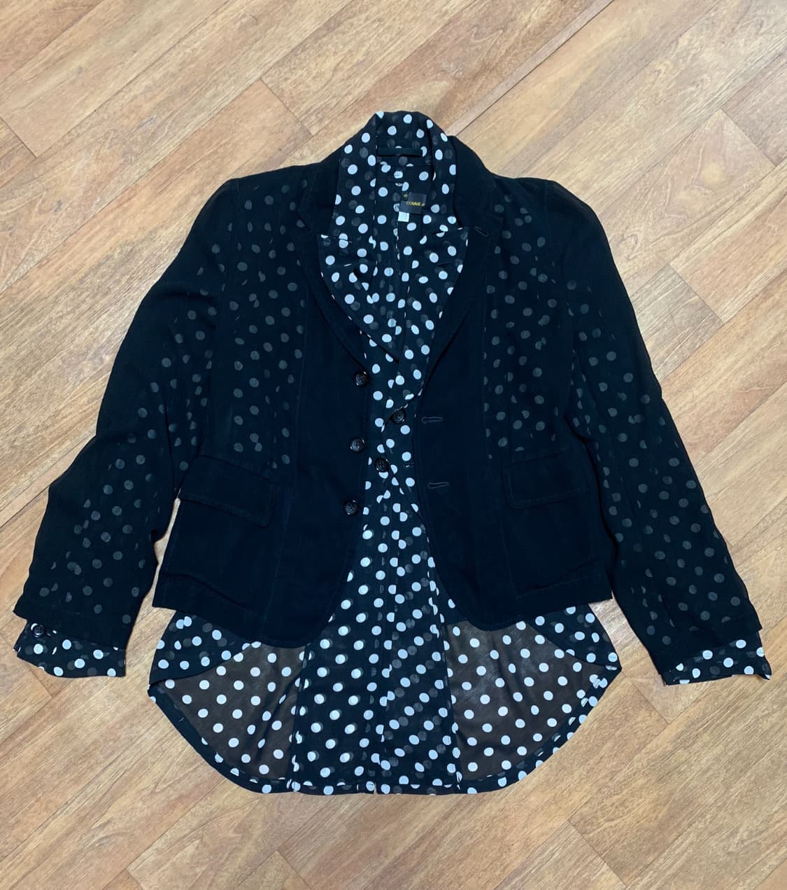 BLACK by CDG 2010/AW 레이어드 재킷(S 사이즈) 상품이미지4