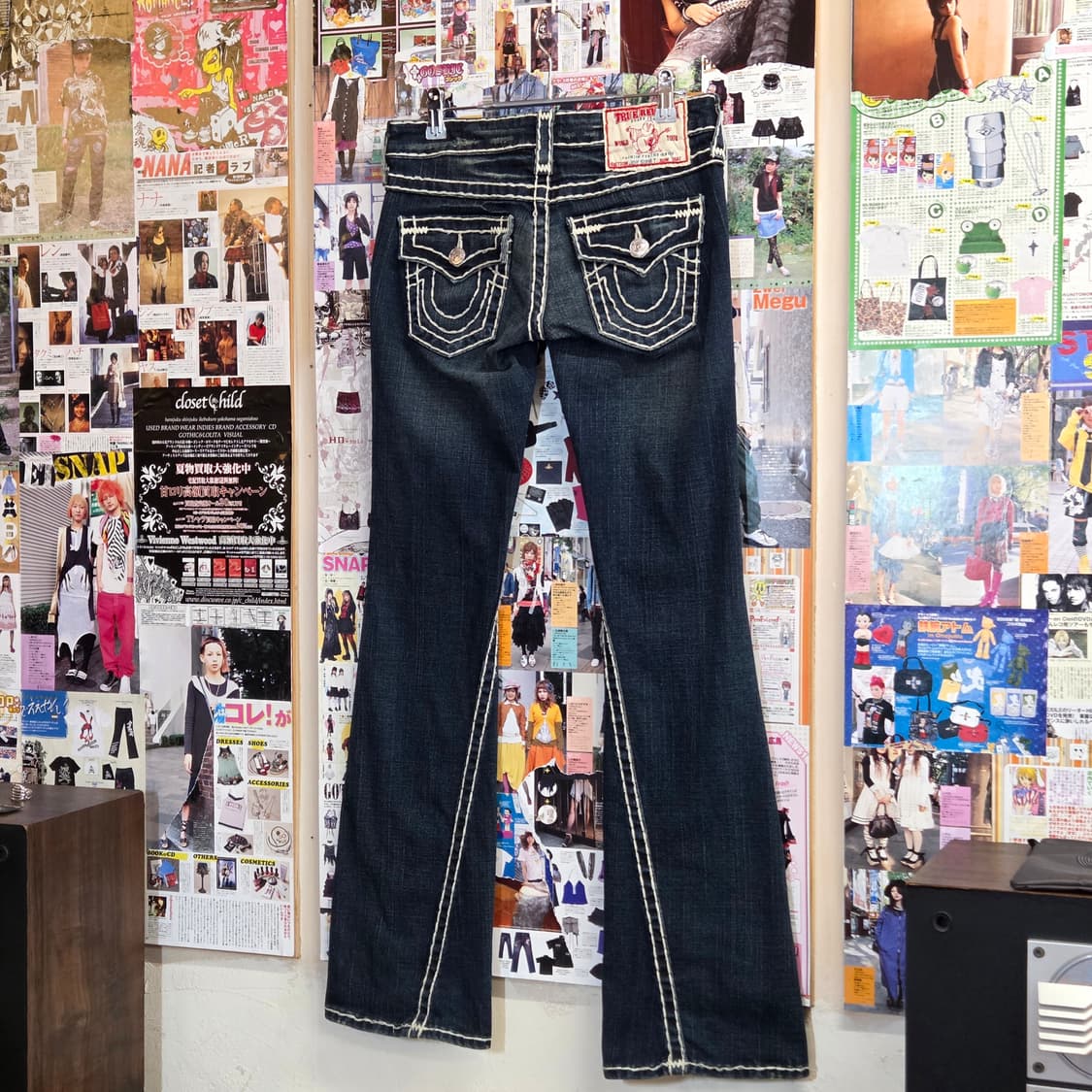 트루릴리전 USA 조이 슈퍼티 워싱 부츠컷 데님 팬츠 상품이미지2