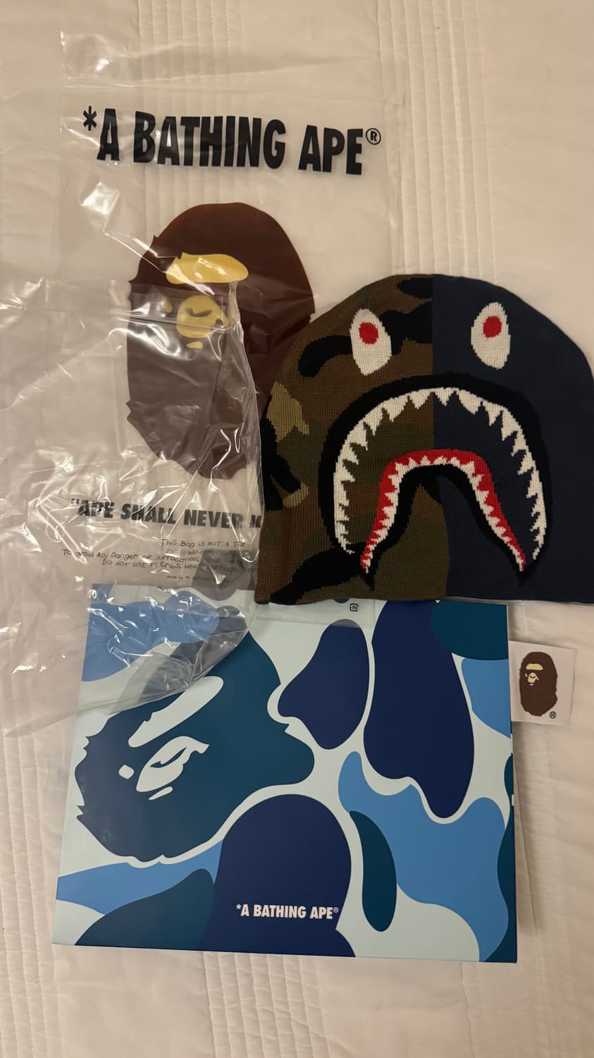 Bape 샤크 비니 / 유니클로 비니 (덤)  상품이미지1