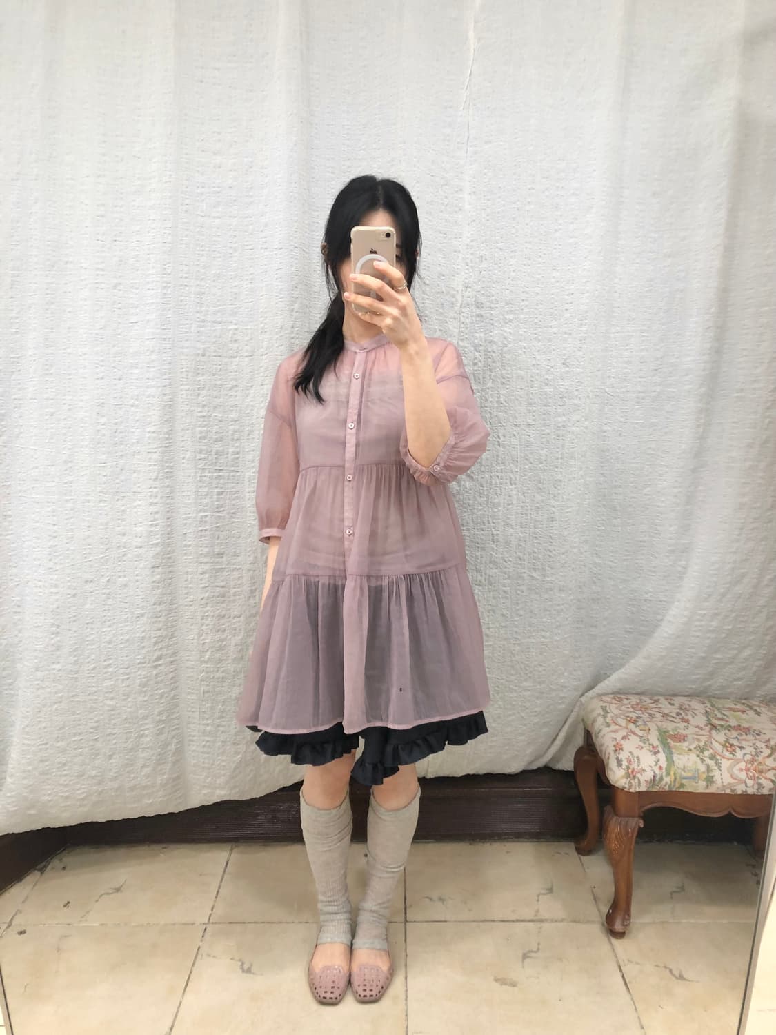 Lavender sheer mini ops 상품이미지2