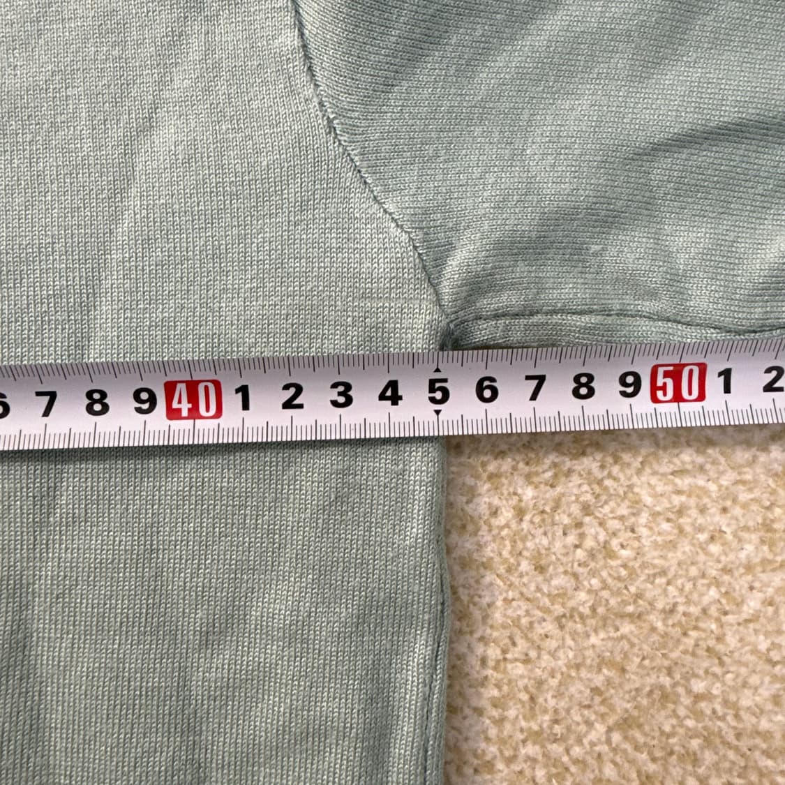 L 미쏘 브이넥 홀가먼터 니트 0210T 상품이미지6