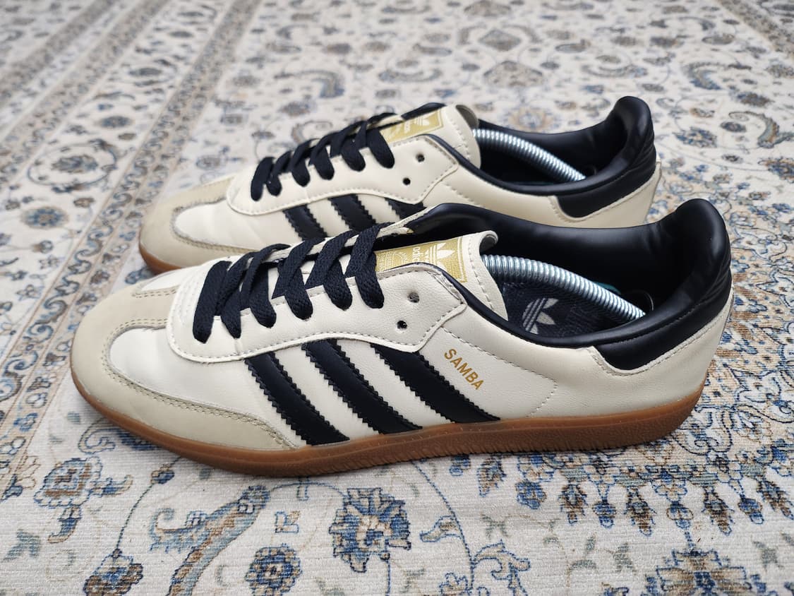 아디다스 OG 삼바 크림 화이트 코어블랙 245mm 상품이미지4
