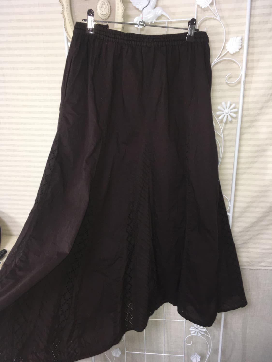 jpn vintage deep purple brown punchingsk 상품이미지8