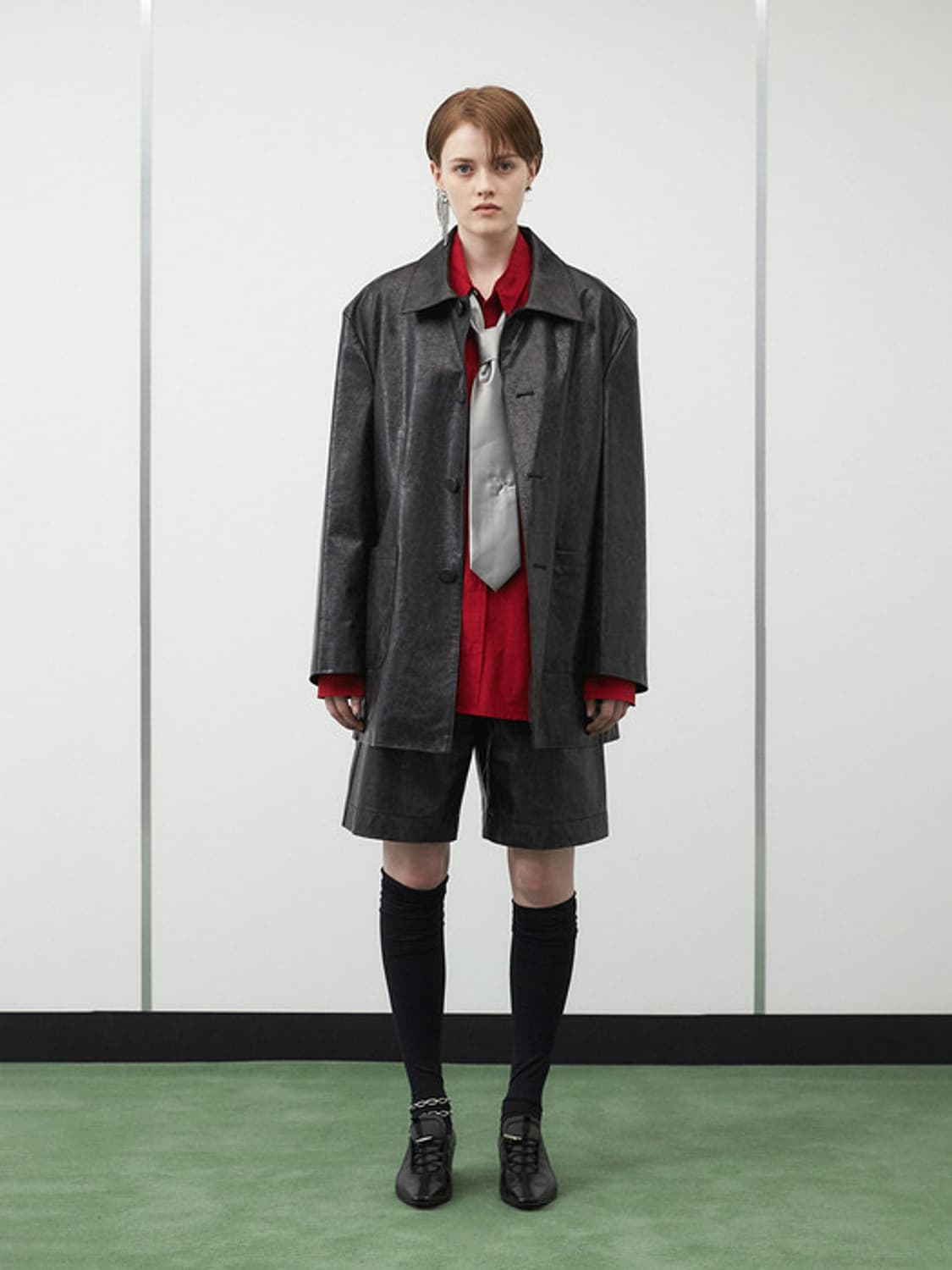 더일마 그레타 빈티지 에코 가죽 자켓 상품이미지5