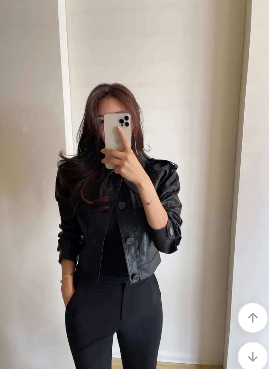 FW 슬림업 롱 세미 부츠컷 슬랙스 (새상품) 상품이미지4