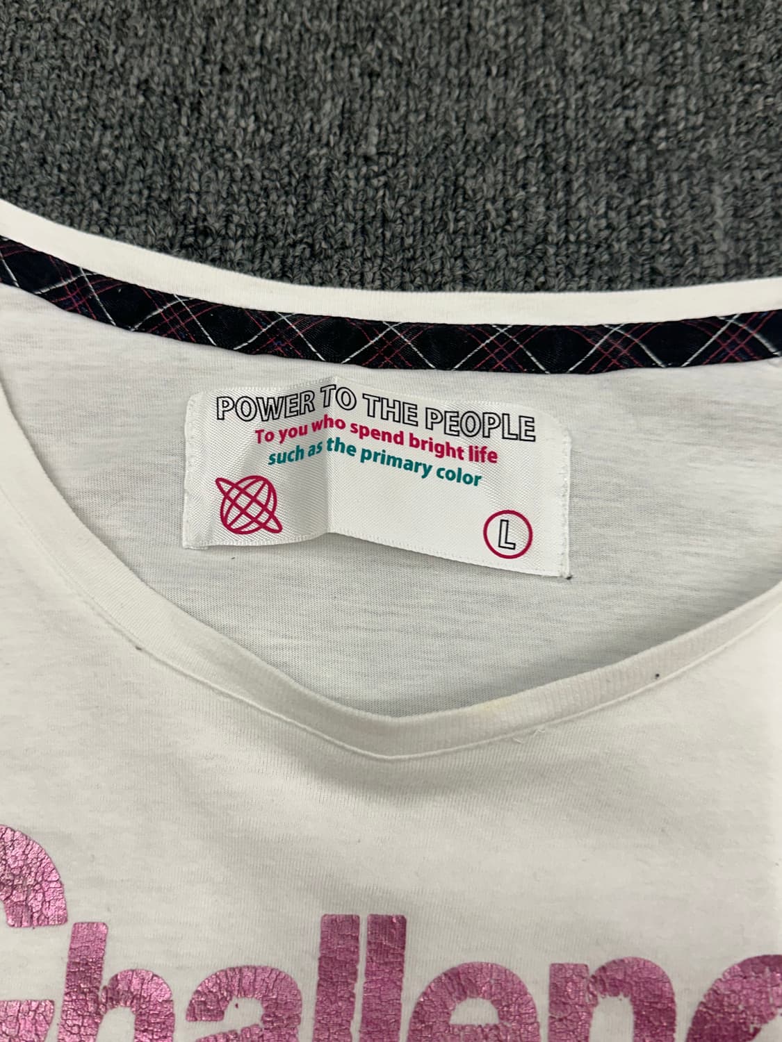 L)파워투더피플 빈티지 여성 y2k 그래픽 롱슬리브 상품이미지4