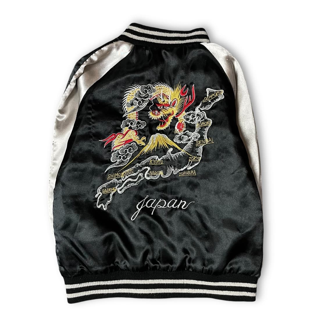 JPN 키즈 블랙 드래곤 스카쟌 블루종 자켓 120 상품이미지2