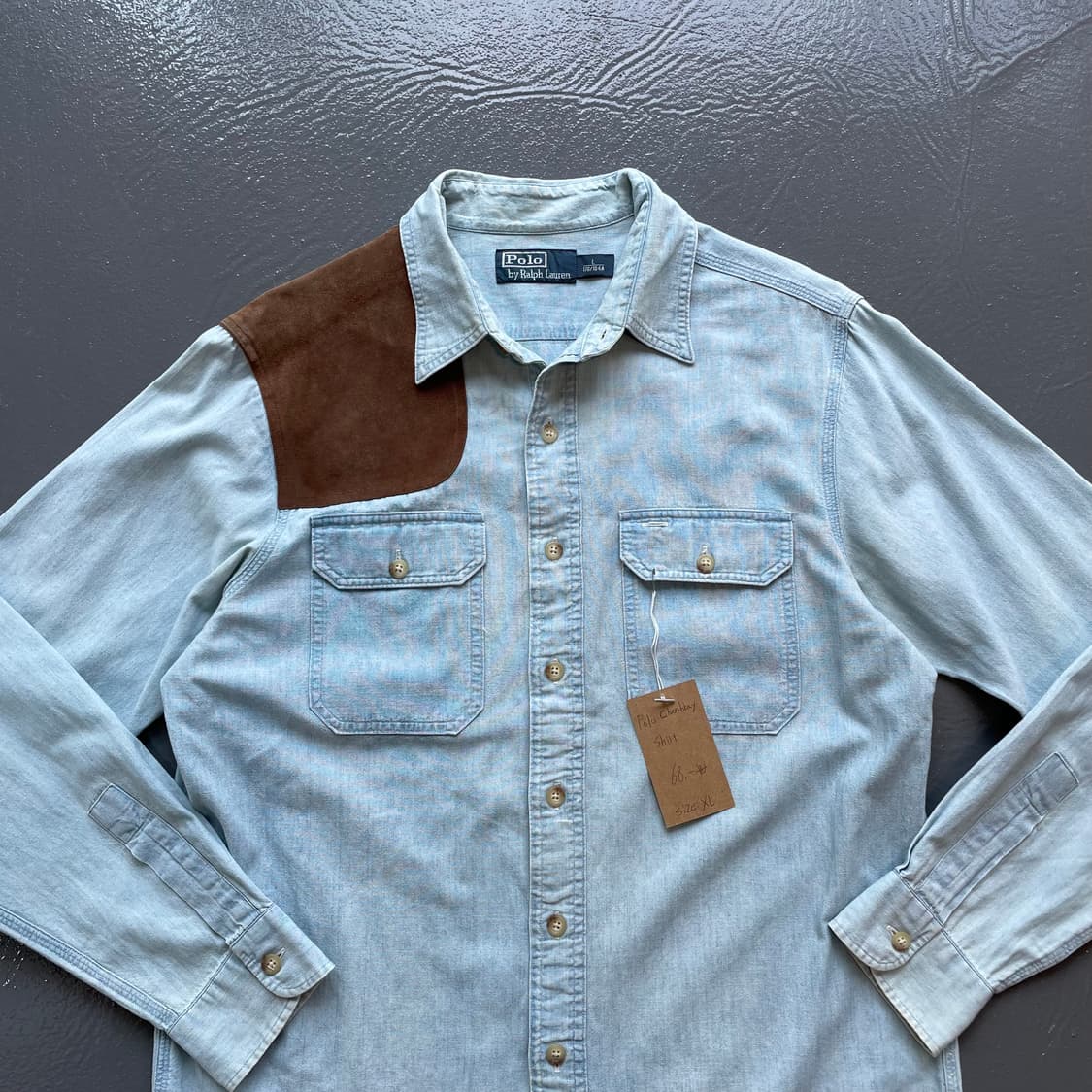 폴로 샴브레이 셔츠 상품이미지3