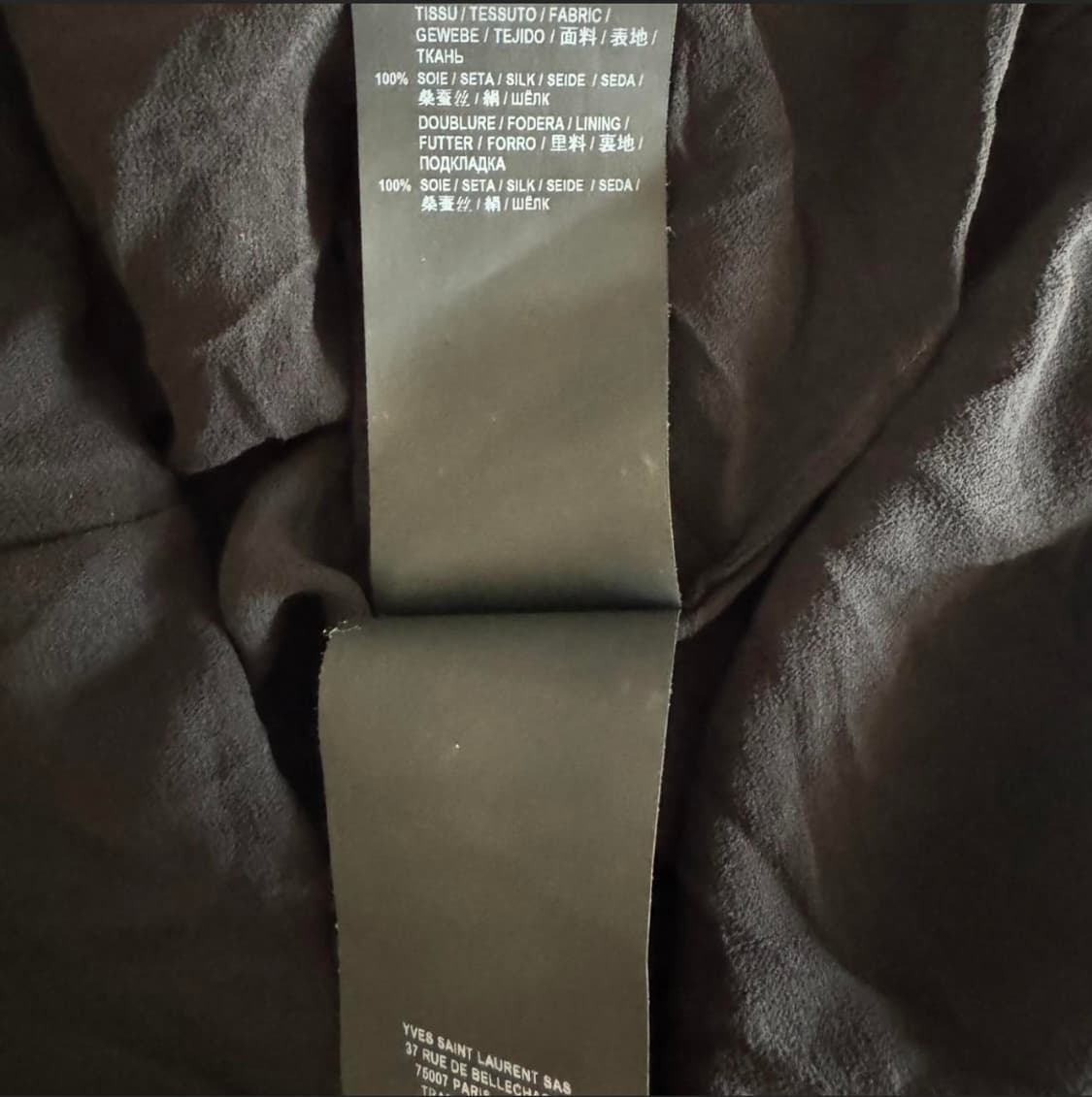 생로랑 타이 블라우스 상품이미지6