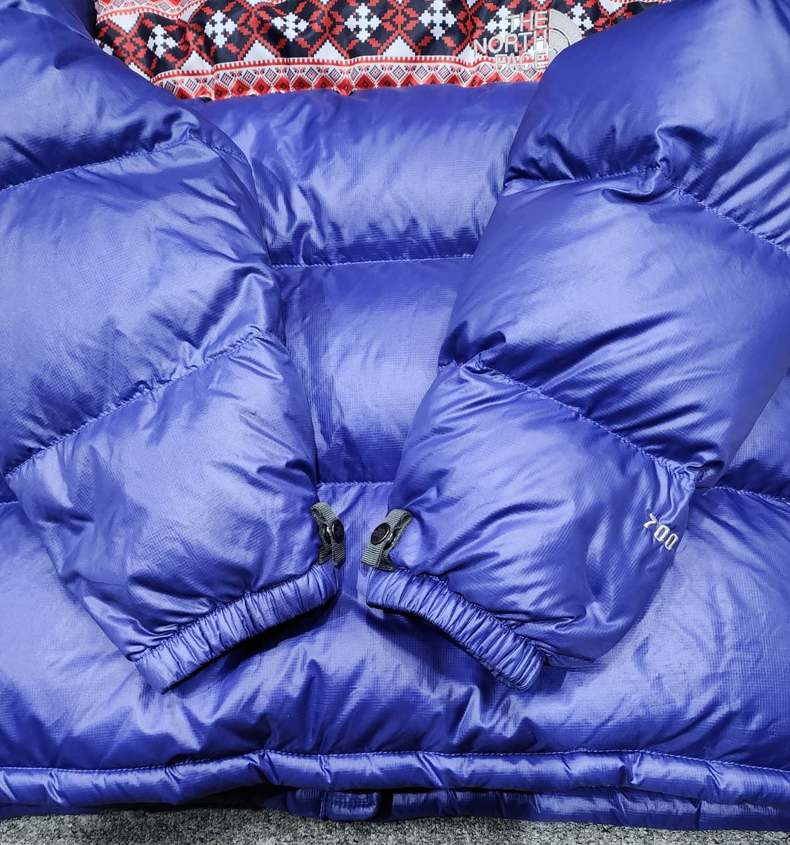노스페이스 700 눕시 치마요 노르딕 패턴 구스 다운 패딩 100 상품이미지5