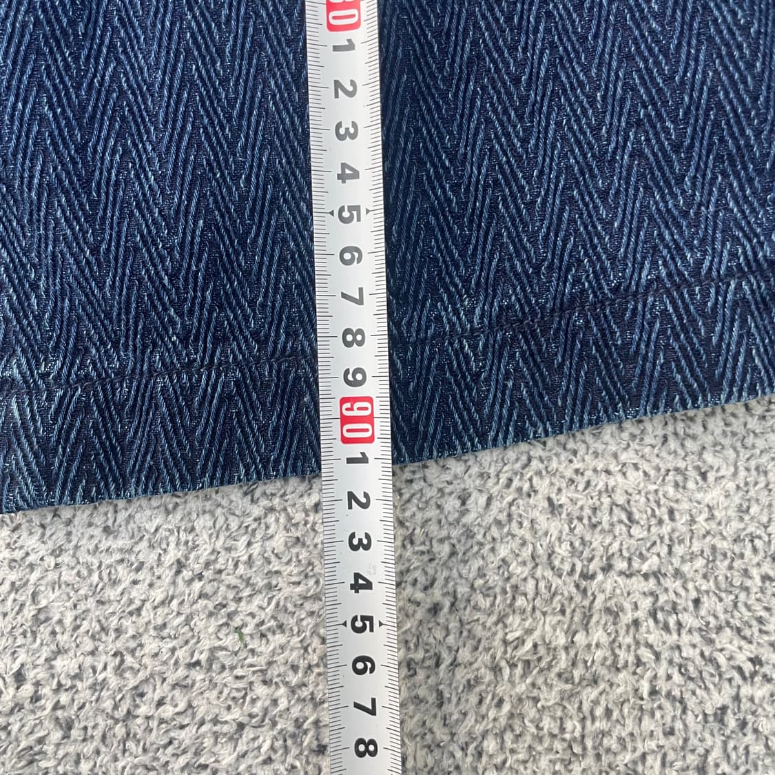 F 어반랩 데님 롱 코트 자켓 0303S1 상품이미지5