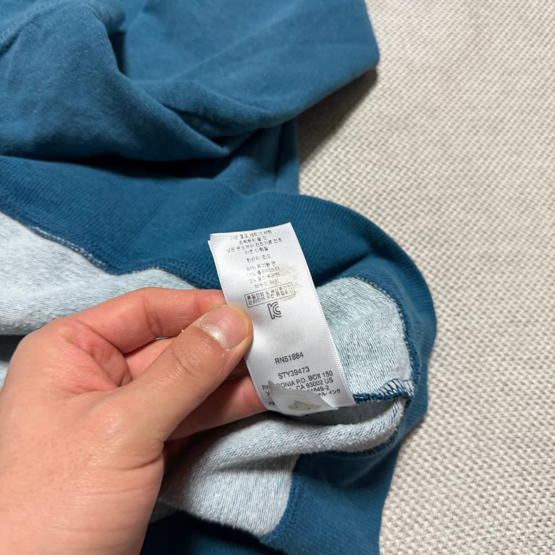 파타고니아 물고기 프린팅 맨투맨 상품이미지4