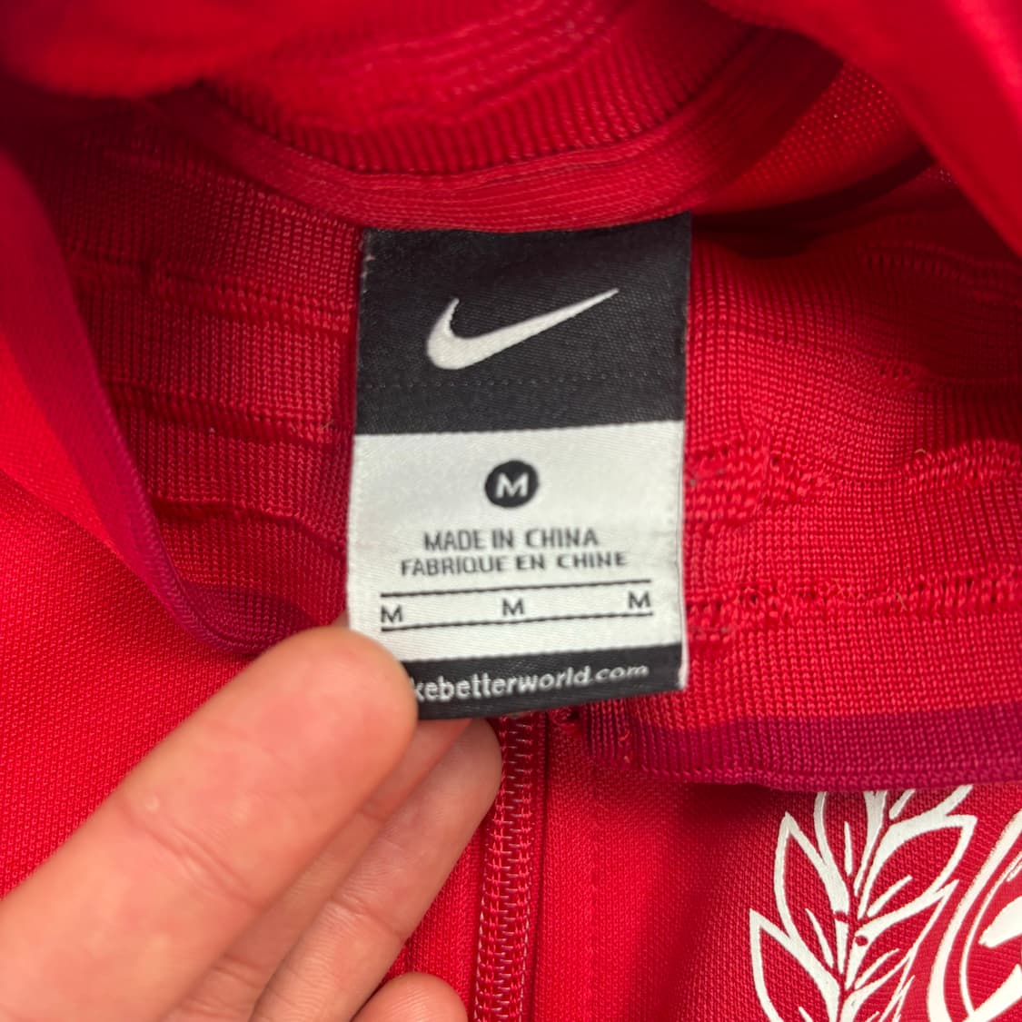 나이키 아스날 125주년 레드 트랙탑 져지 M 상품이미지7