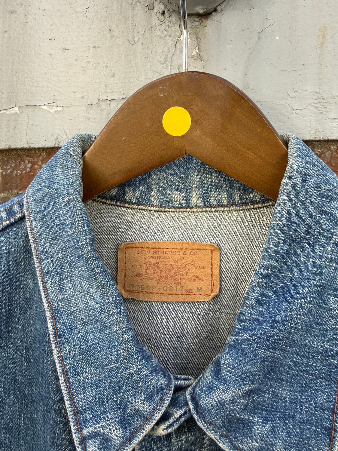 80s 리바이스 오렌지탭 2세대 트러커자켓 M(XL) 상품이미지4