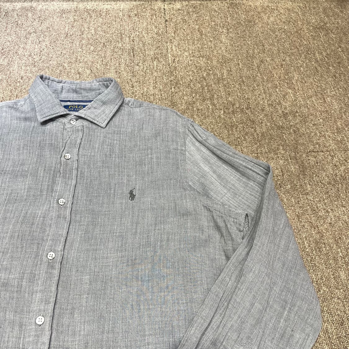 (L) POLO 폴로 랄프로렌 솔리드 셔츠  상품이미지5