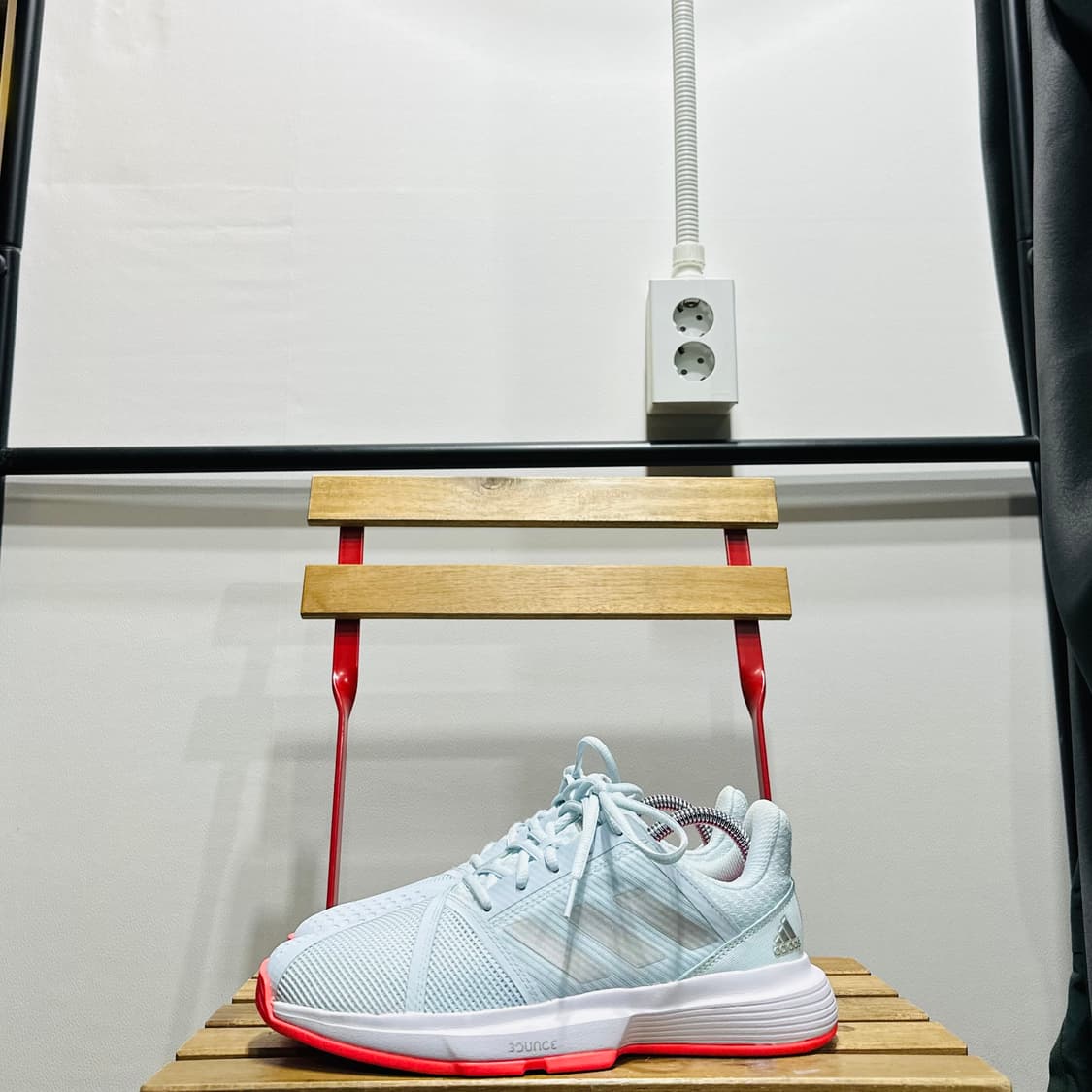 250) 아디다스 배드민턴화 남녀공용 인도어화 바운스 민트 상품이미지3