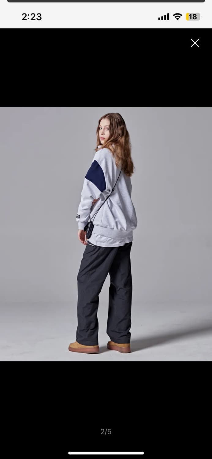 Jeep 체로키 레이싱 지퍼 나일론 팬츠 (JO5PTU953DG) 상품이미지2