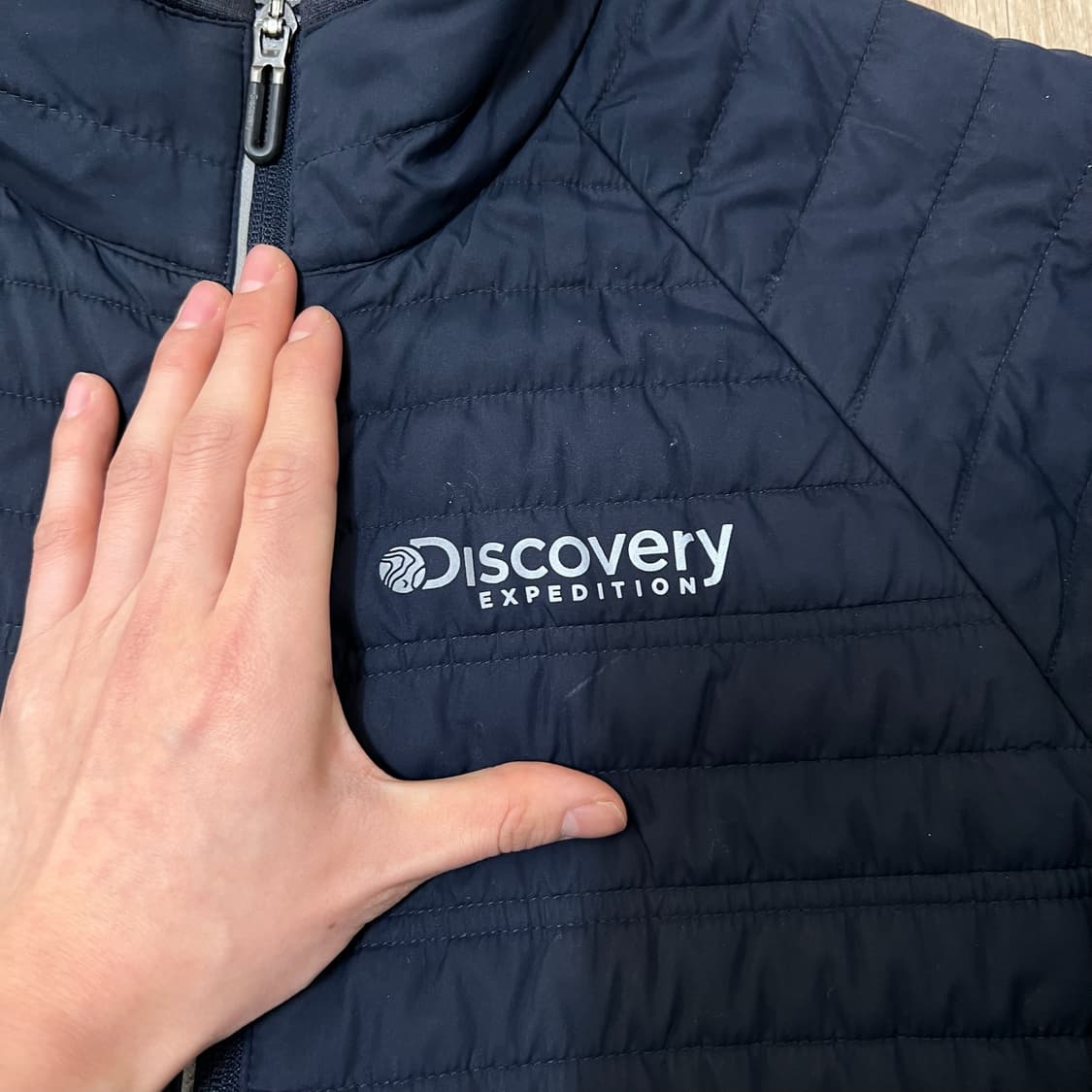 디스커버리 남성 라이트 다운 경량패딩 L/100  상품이미지3