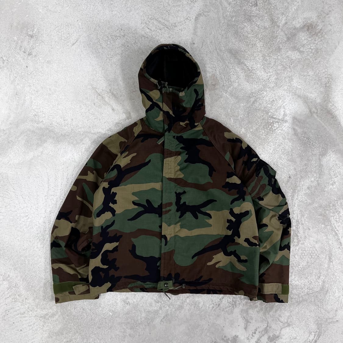 밀리터리 카모 후드 자켓 상품이미지1