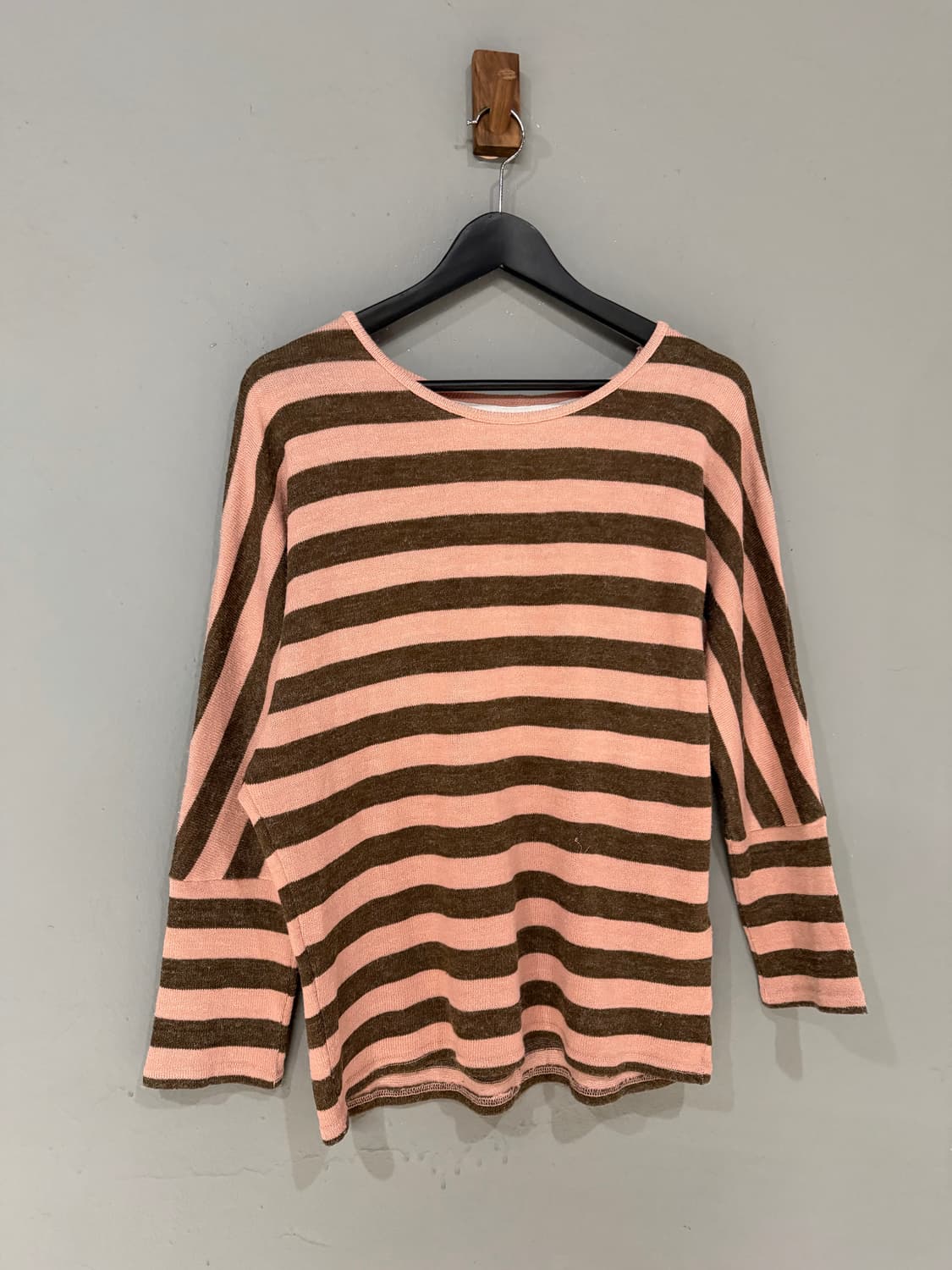 🍓 & 🍫 stripe pattern long sleeve 상품이미지6