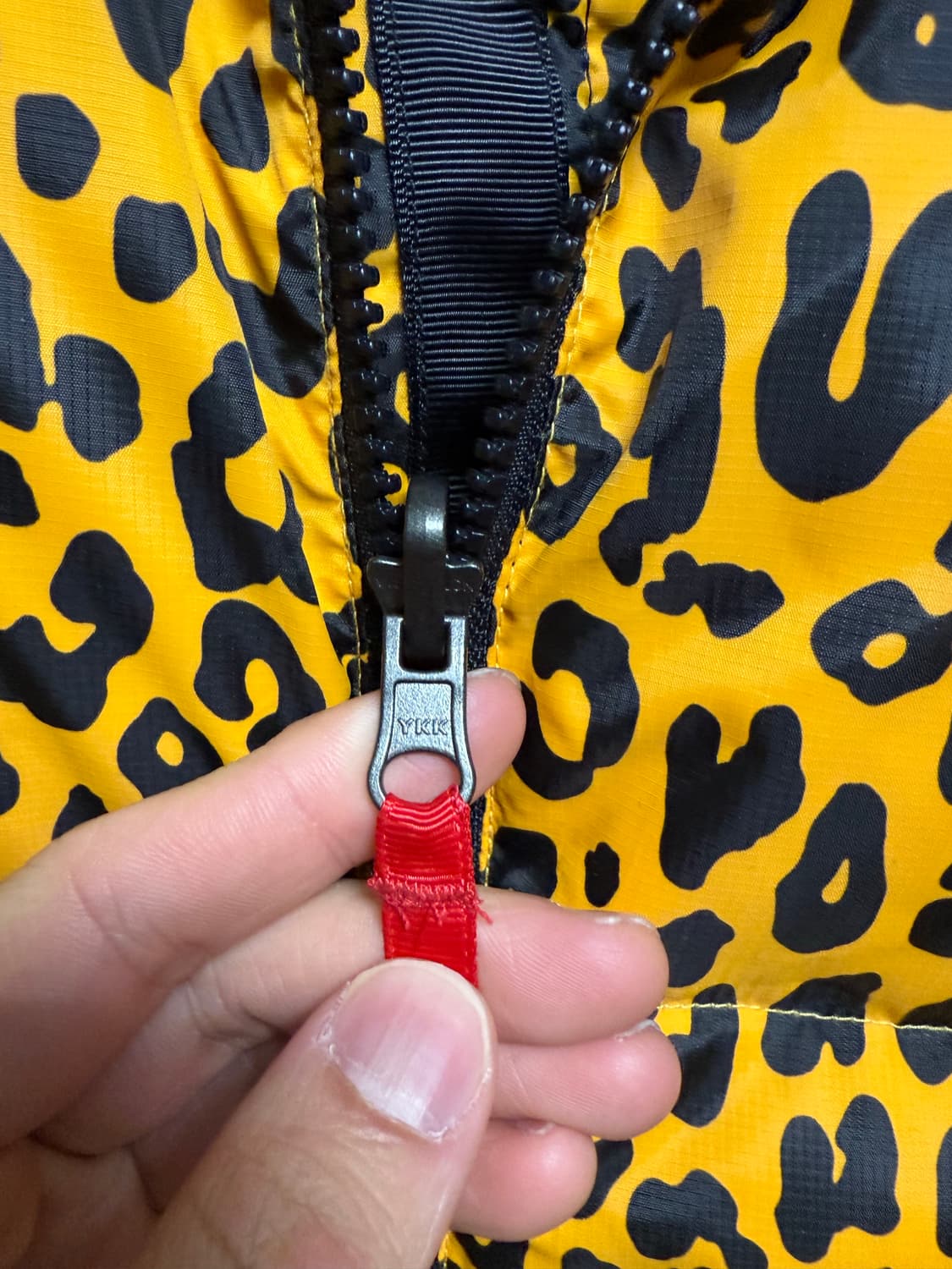 슈프림 노스페이스 11FW 700 레오파드 눕시 M 상품이미지10