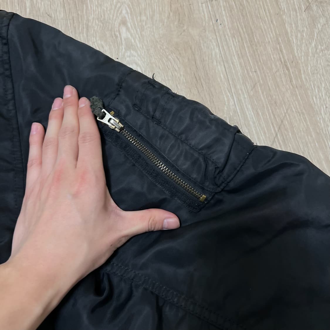 알파인더스트리 남성 MA1 항공점퍼 XL/105  상품이미지4