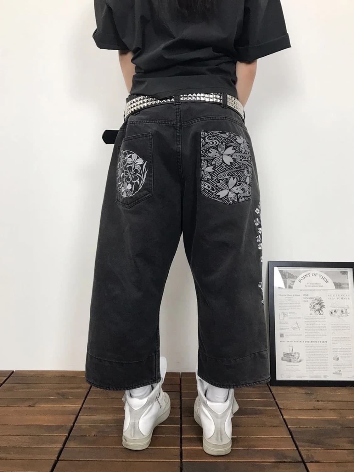 Miyabi Musubi Wagara Cropped Pants 상품이미지3