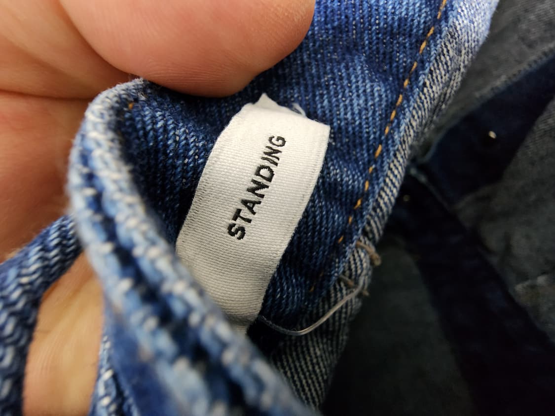 (XS)여성 STANDING 데님 오버롤 점프수트 상품이미지5