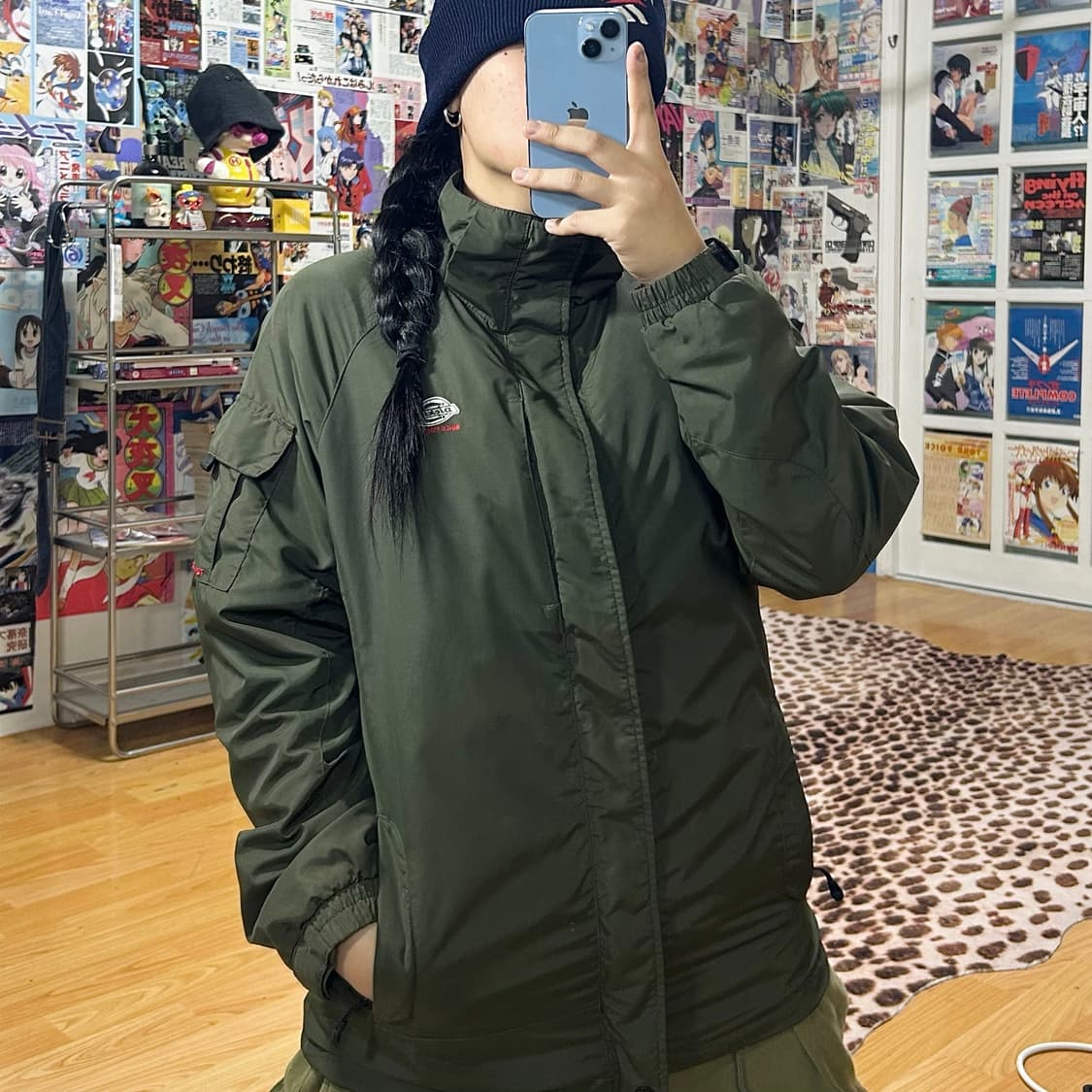 디키즈 카키 고프코어 바람막이 자켓 상품이미지2