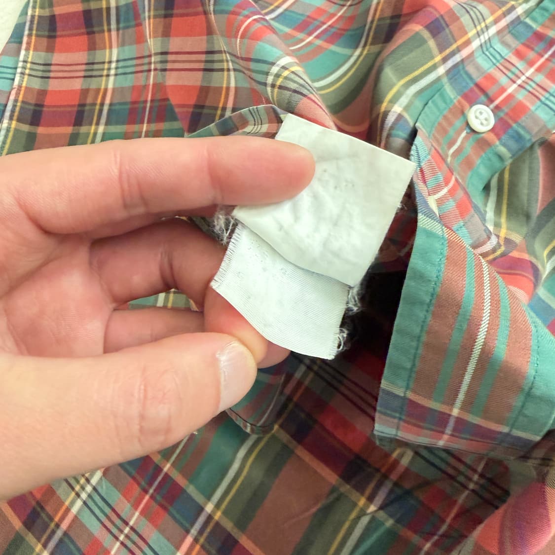 90s 폴로 랄프로렌 빈티지 플란넬 체크셔츠 XL 상품이미지7