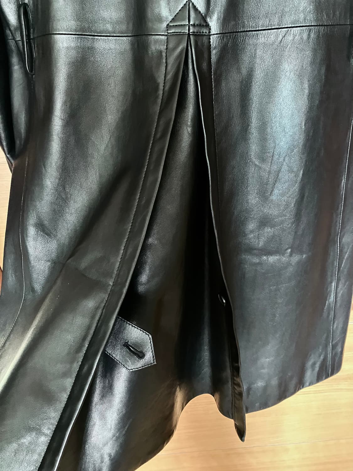 버버리 가죽 트렌치코트 상품이미지4