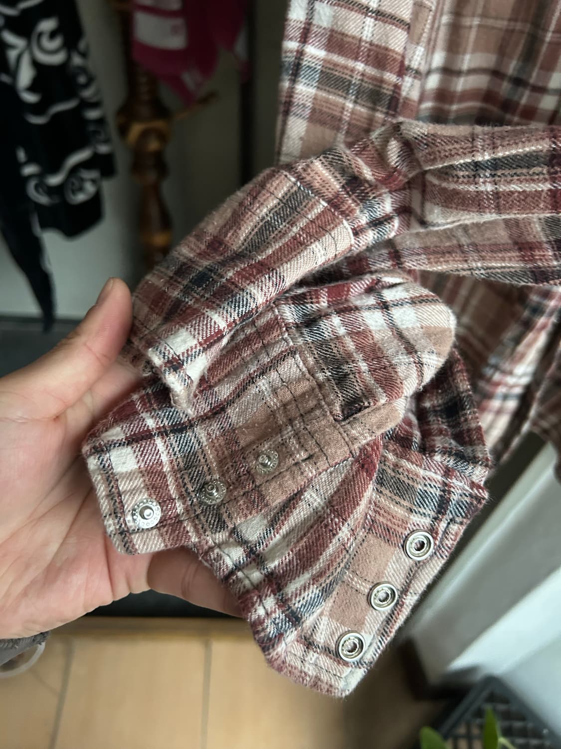 빈티지 랭글러 플란넬 웨스턴셔츠 XLsize 상품이미지3