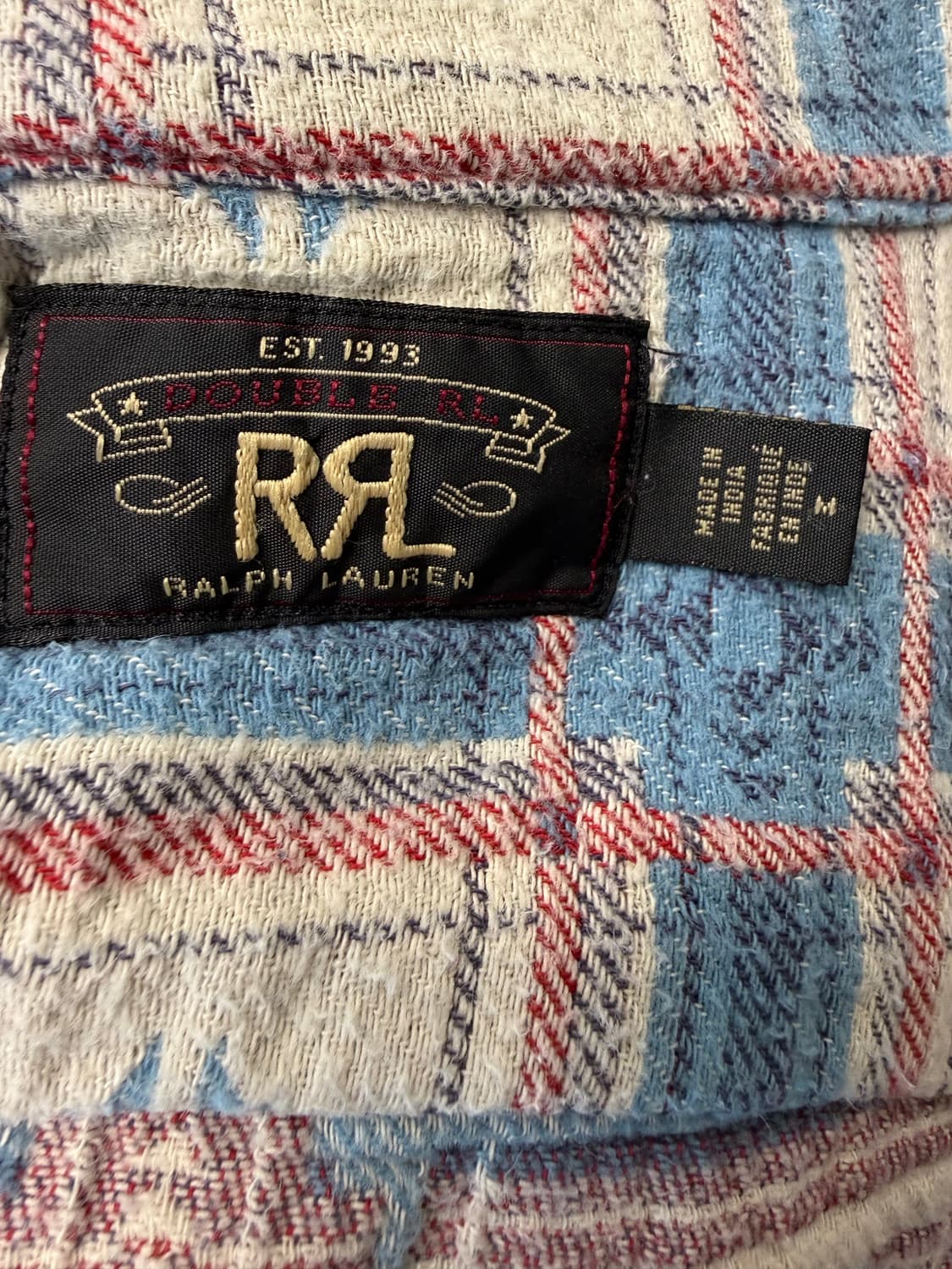 [m] rrl 사우스웨스턴 브러시 자카드 워크셔츠 상품이미지3