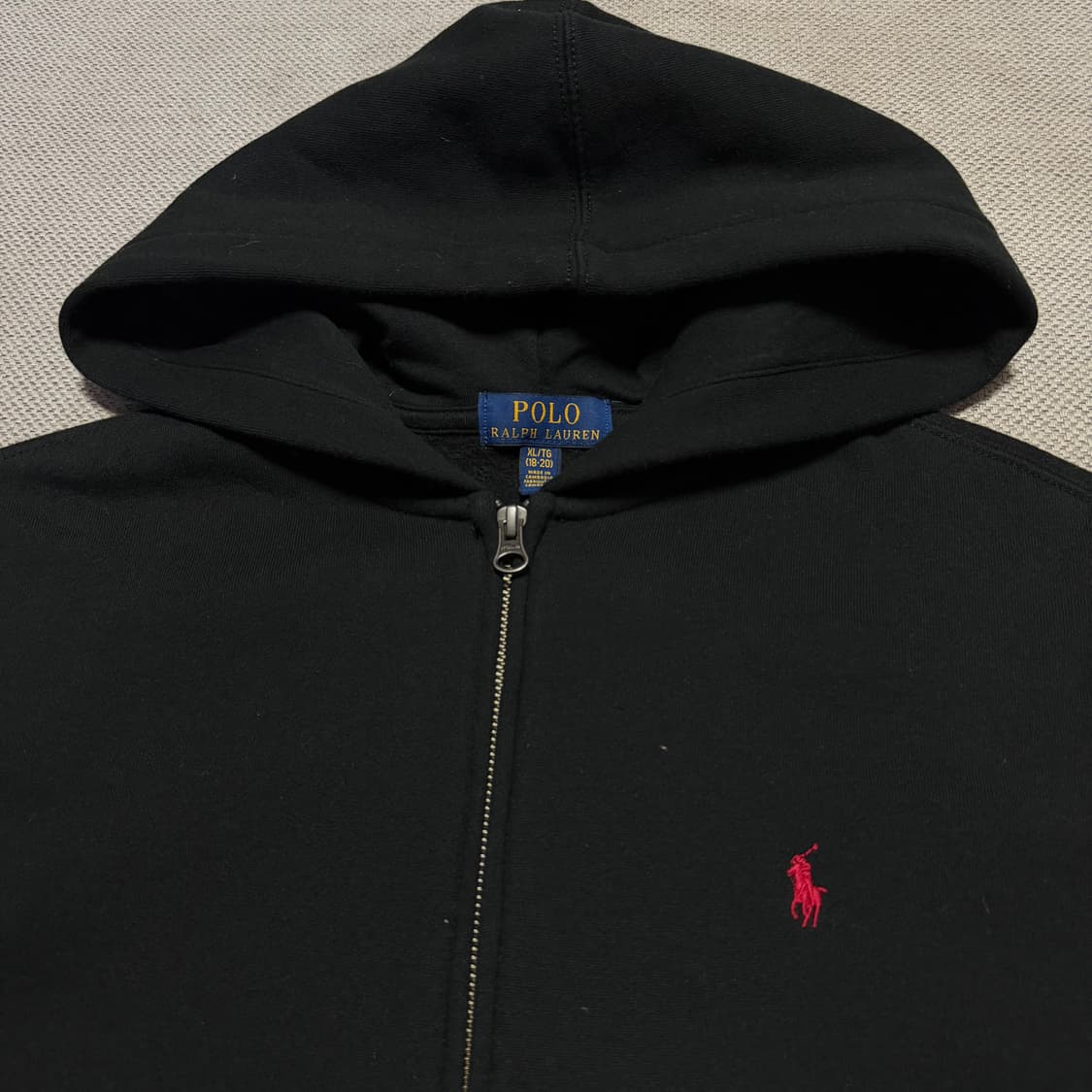폴로 랄프로렌 기모 후드집업 상품이미지2