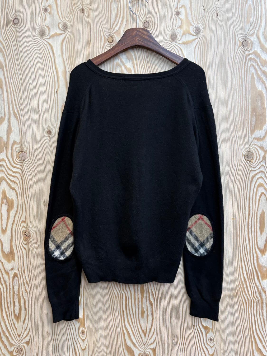 버버리 벰톤 체크 패치 가디건 상품이미지3