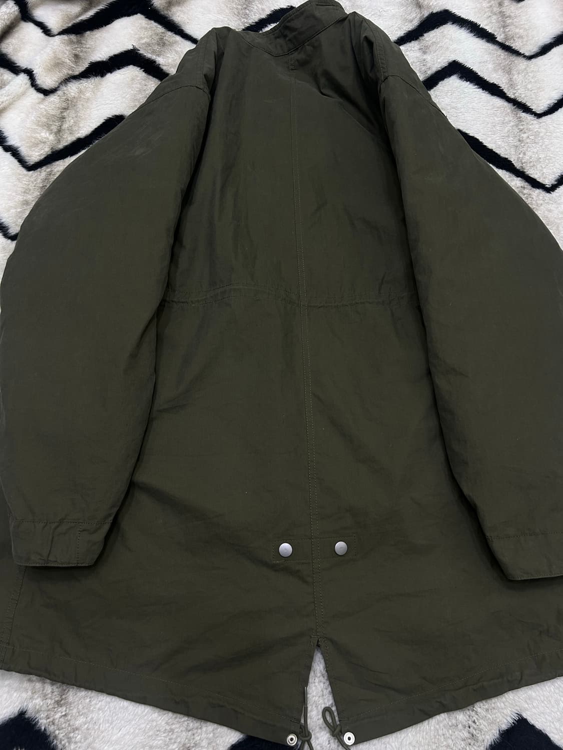 [S]라퍼지스토어 피쉬테일 야상 자켓/카키 상품이미지5