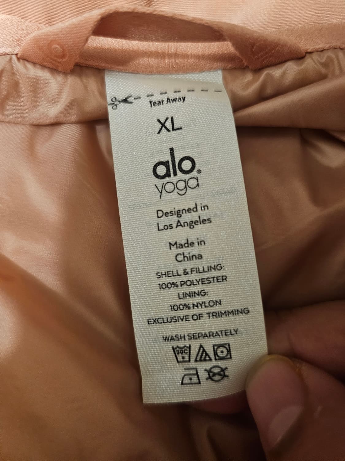 ALO Yoga 알로 요가 레전드 코치 자켓 XL 상품이미지3