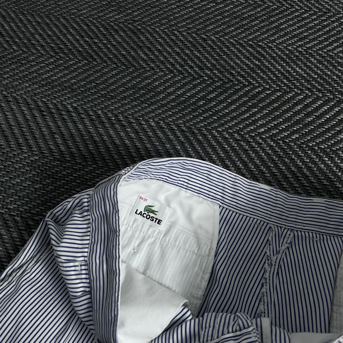 라코스테 히코리 스트라이프 치노 버뮤다 팬츠o 3031 상품이미지5