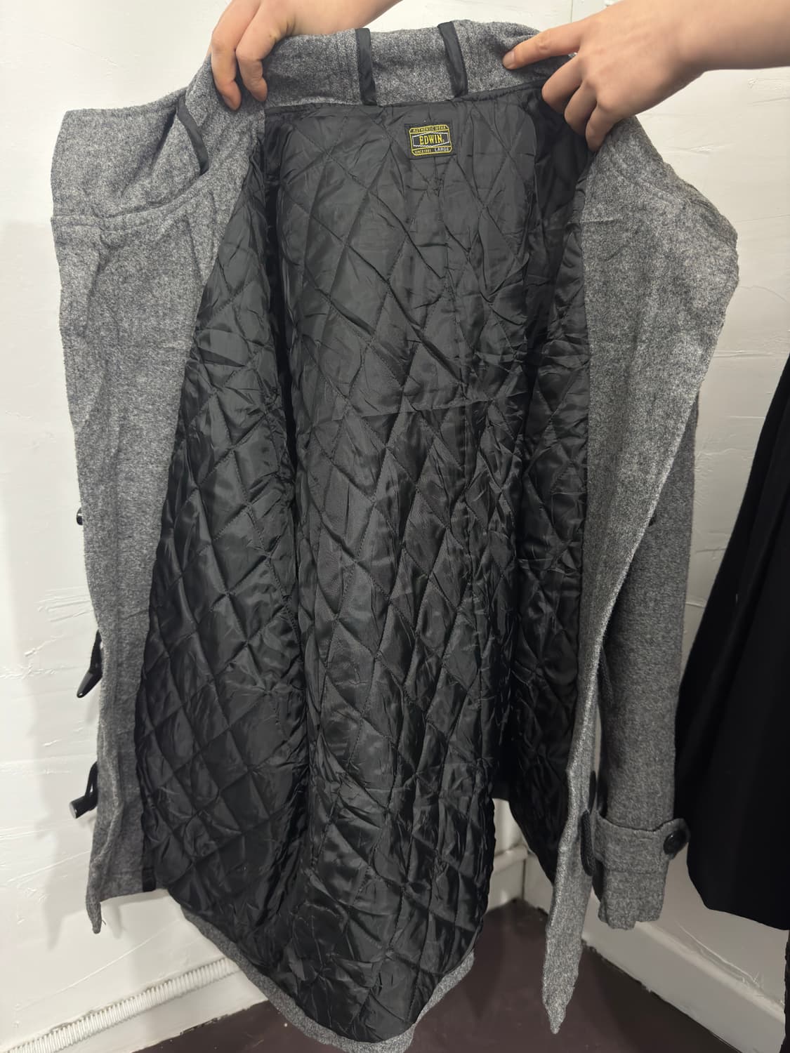 edwin hood duffle wool jacket 상품이미지6