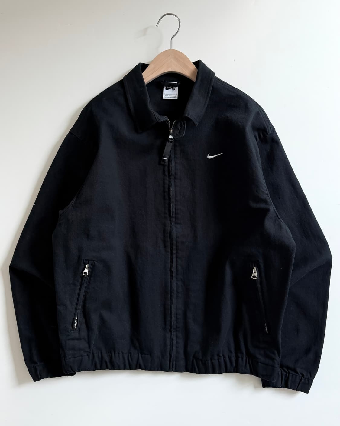 Nike 나이키 SB 스우시 블랙컬러 코튼 자켓 상품이미지3