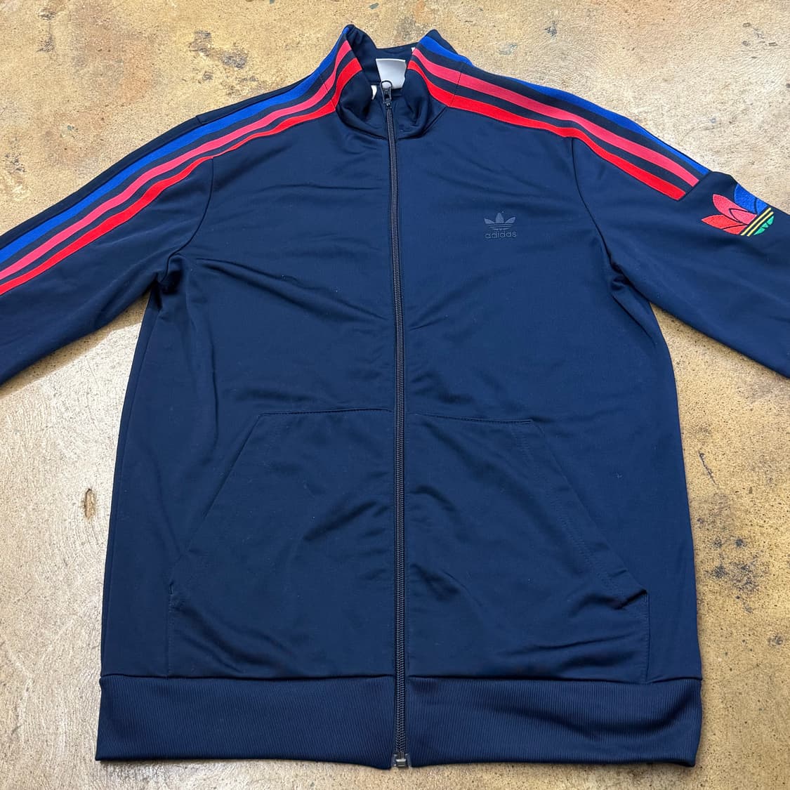 [정품] 아디다스 네이비 삼선 트랙탑 져지 b17 상품이미지3