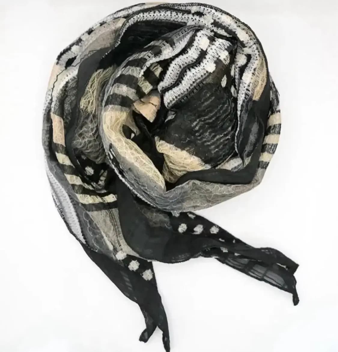 코이세이오 스카프 26SS 브라운 상품이미지1