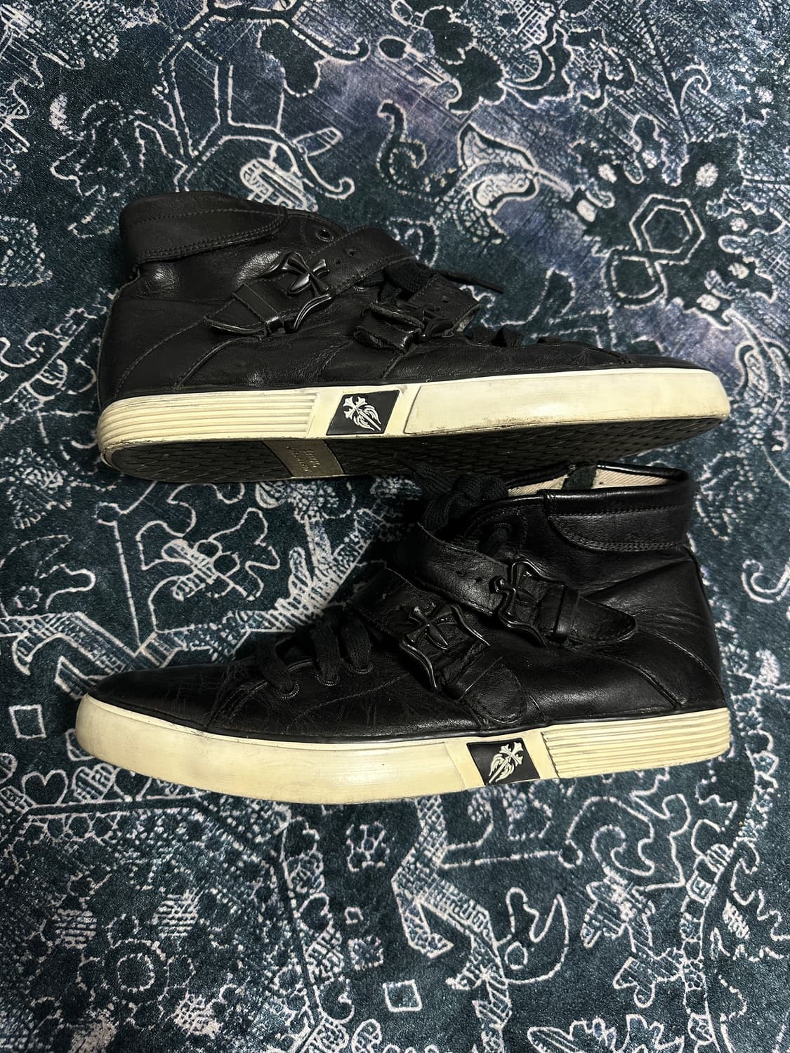 Mark Nason 레더 버클 하이탑 레이스업 슈즈 상품이미지1