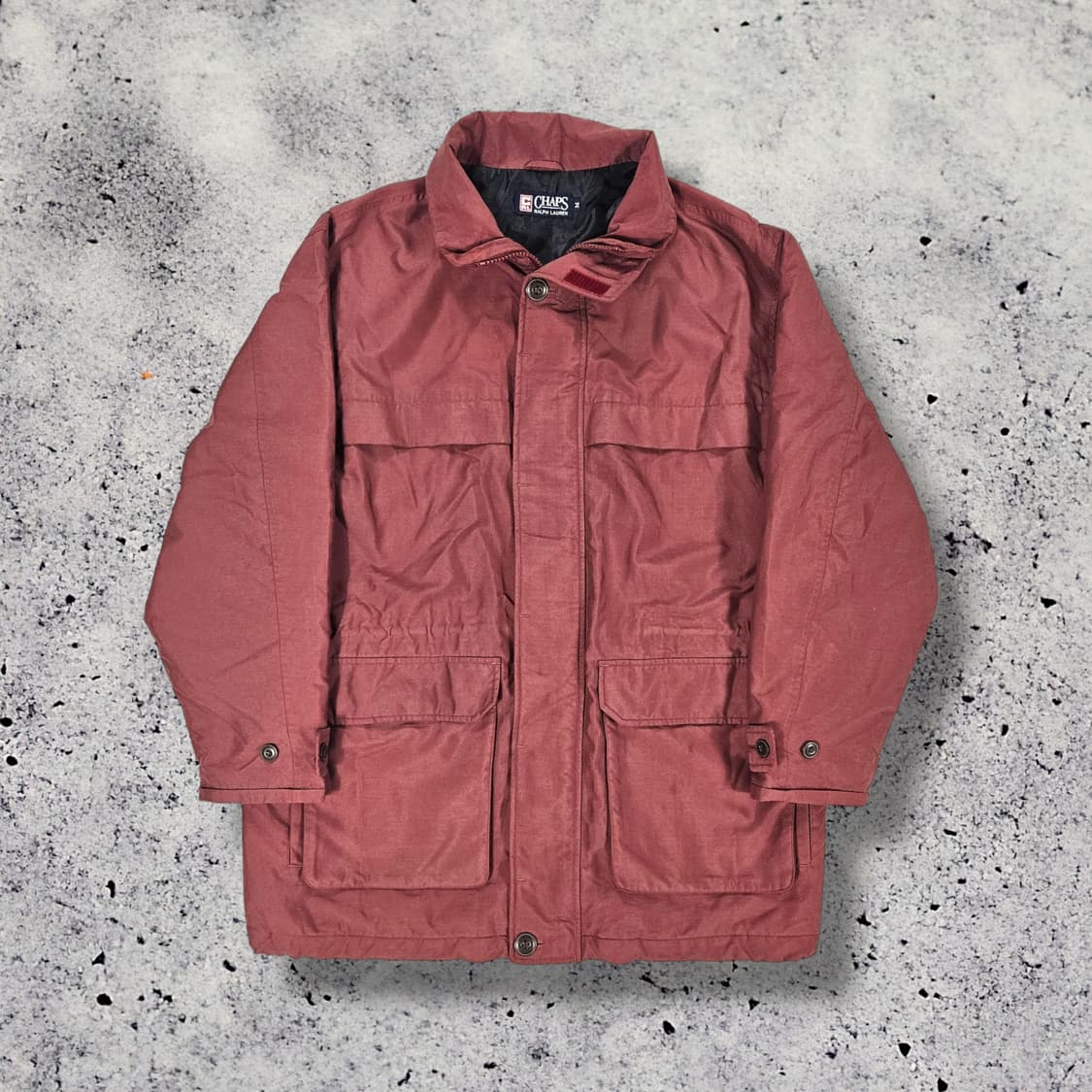 90s 랄프로렌 챕스 버건디 마운틴 파커 야상 상품이미지1