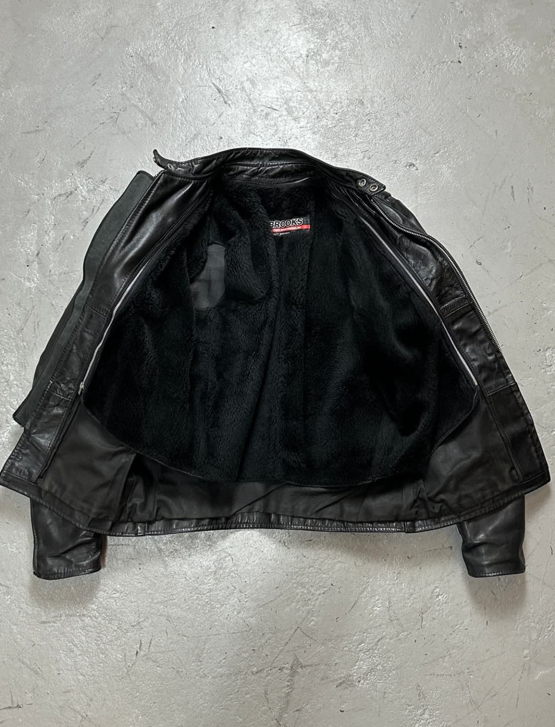 80‘s 브룩스 빈티지 레더자켓 상품이미지4