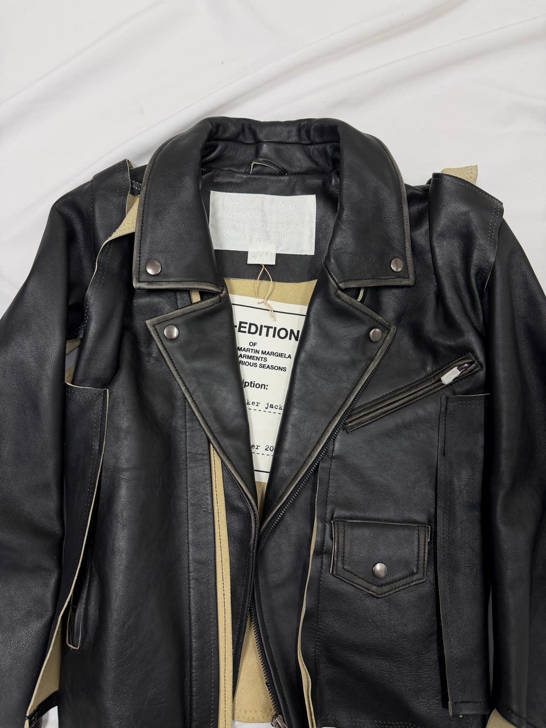 마르지엘라 H&m 아카이브 레더자켓 상품이미지5