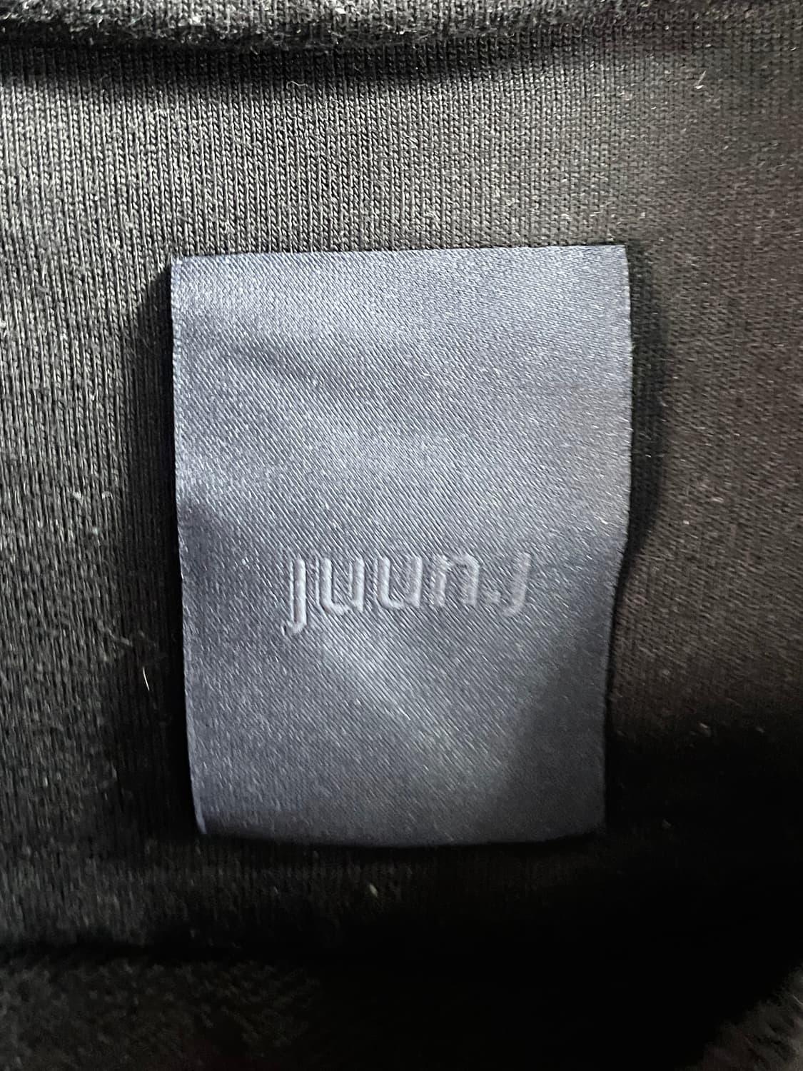 23ss 준지 무브먼트 로고 블랙 후드티 (on.645)   상품이미지5