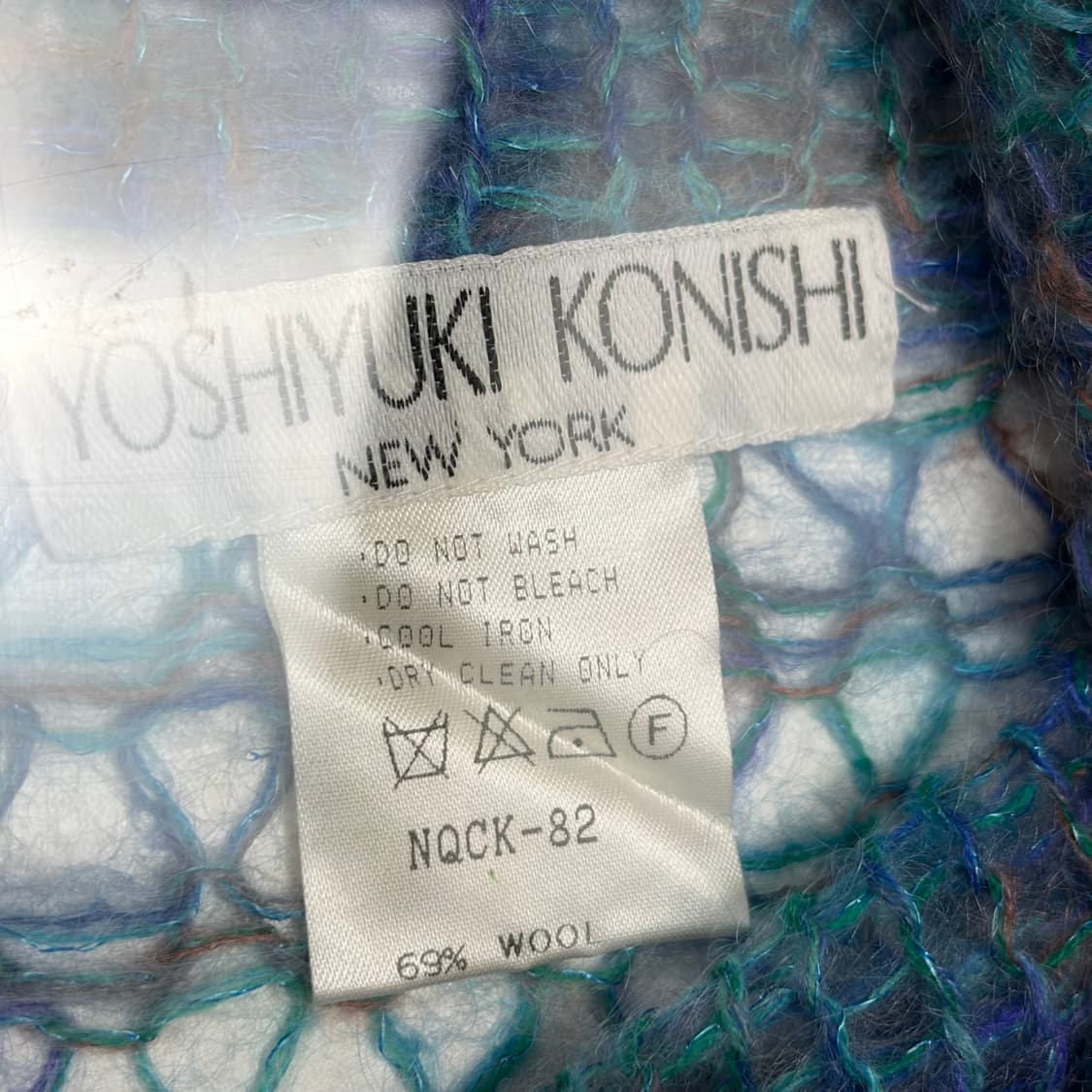 요시유키코니시 그물 메쉬 니트 티셔츠 상품이미지4