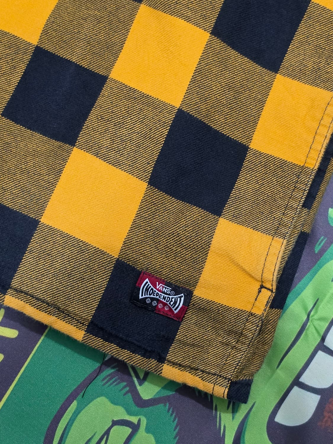 VANS X INDEPENDENT 체크 자켓 XL 상품이미지4